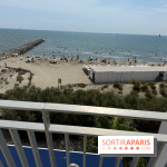 La plage vue depuis le dernier étage