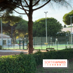 Les courts de tennis près du Ponant