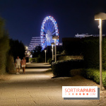 La grande roue de La Grande-Motte de nuit