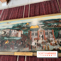 Tableau historique exposé à Chambord