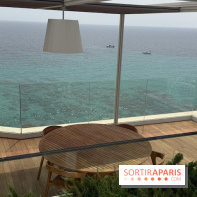 Villa Le Blanc Gran Meliá : terrasse avec vue mer