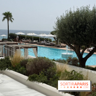 Villa Le Blanc Gran Meliá : piscine principale vue depuis la terrasse