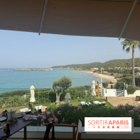 Villa Le Blanc Gran Meliá : petit-déjeuner avec vue sur la baie