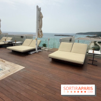 Villa Le Blanc Gran Meliá : bains de soleil du rooftop