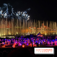 Fontaines et feux d'artifice de La Cinéscénie