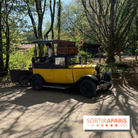 La voiture ancienne du Mime et l'Étoile