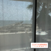 Première vue sur la Méditerranée depuis la chambre