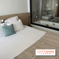 Une chambre vue mer de l’Hôtel La Plage