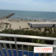 La plage vue depuis le dernier étage