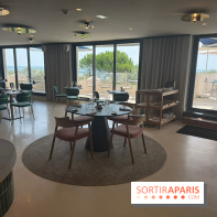 Le restaurant de l’Hôtel La Plage face à la mer
