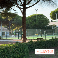 Les courts de tennis près du Ponant