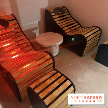 Bancs infrarouges du spa de Fleur de Loire