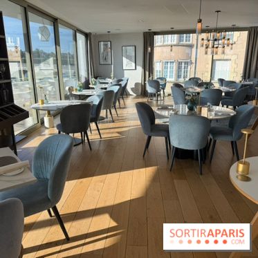 Intérieur du restaurant Amour Blanc