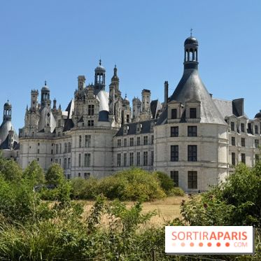 Le château de Chambord vu depuis les jardins