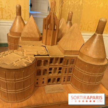 Maquette en bois du château