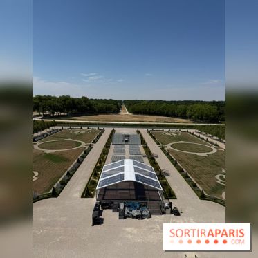 Panorama symétrique sur les jardins