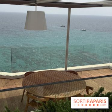 Villa Le Blanc Gran Meliá : terrasse avec vue mer
