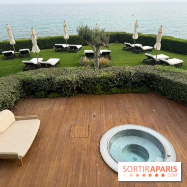 Villa Le Blanc Gran Meliá : jacuzzi face à la Méditerranée