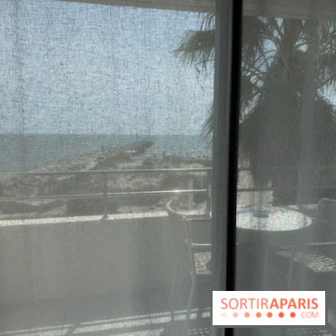 Première vue sur la Méditerranée depuis la chambre