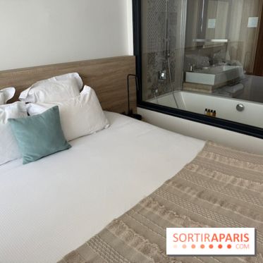 Une chambre vue mer de l’Hôtel La Plage