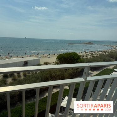 Panorama sur la plage de La Grande-Motte
