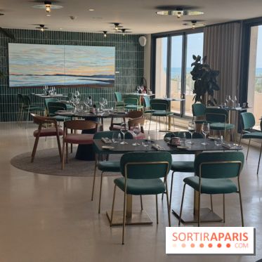 La salle du restaurant L’Essentiel