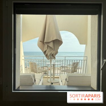 La terrasse vue depuis la suite