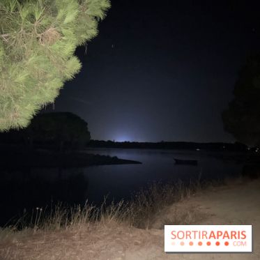 L’étang du Ponant dans la nuit
