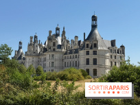 Le château de Chambord vu depuis les jardins