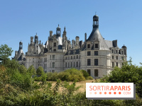 Le château de Chambord vu depuis les jardins