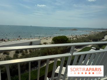 Panorama sur la plage de La Grande-Motte