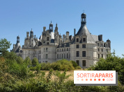 Le château de Chambord vu depuis les jardins