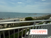 Panorama sur la plage de La Grande-Motte