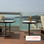 Villa Le Blanc Gran Meliá : bain de soleil du rooftop avec vue sur la baie