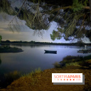 L’étang du Ponant de nuit à La Grande-Motte