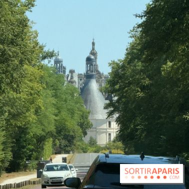 Arrivée au château de Chambord