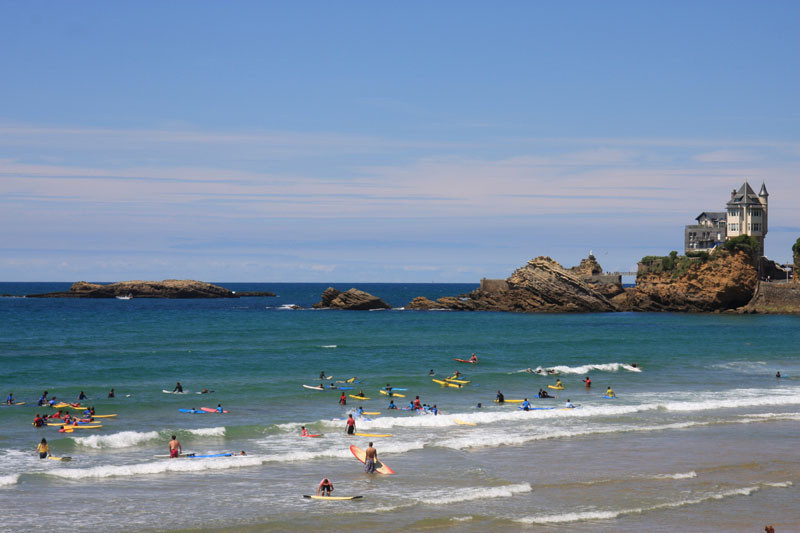 Plage de la côte des basques