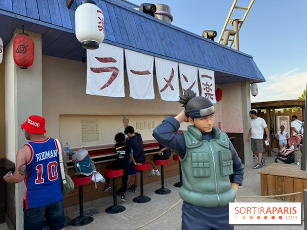 Le restaurant de Konoha Land avec Kakashi