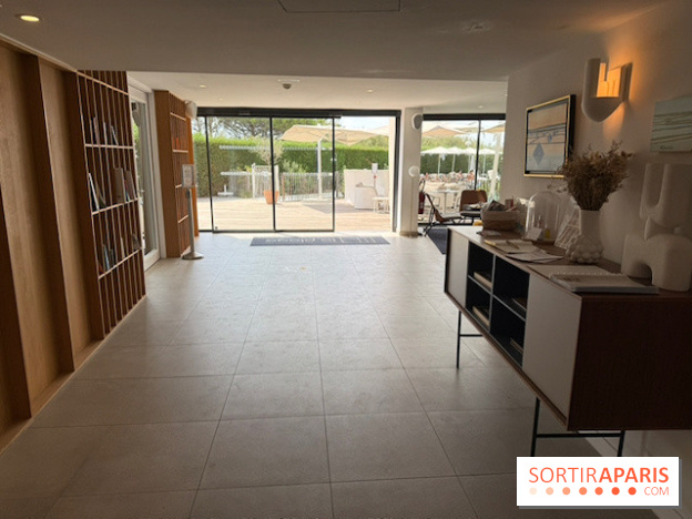 Le hall de l’Hôtel La Plage à La Grande-Motte