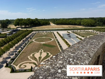 Jardins à la française vus d’en haut