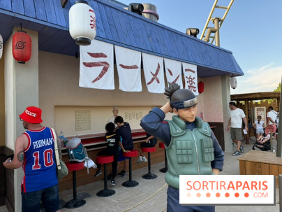 Le restaurant de Konoha Land avec Kakashi