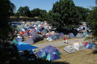 l'aire d'accueil de Mousserolles